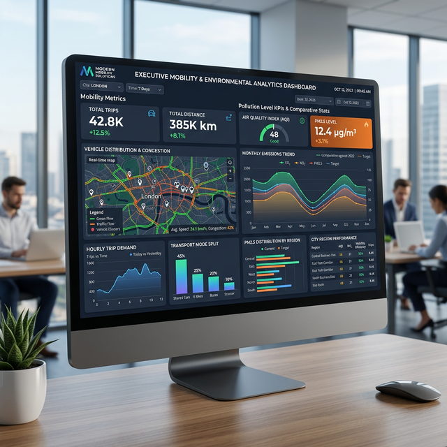 Dashboard Executivo e Transparência