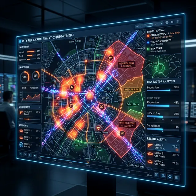 Geoprocessamento Criminal e Sinistralidade